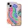 DIY Snake - Apple iPhone 15 (6.1) személyre szabható szilikon tok, pink
