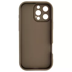   Ultra Trendy 3D capybara - Apple iPhone 17 kameravédős szilikon tok, barna