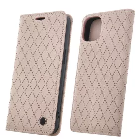  Smart Caro Honor 600 Lite oldalra nyíló mágneses könyvtok bézs