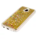Liquid Glitter - Xiaomi Redmi Note 8T arany szilikon tok