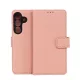 Smart Triangle Samsung A376 Galaxy A37 5G oldalra nyíló könyvtok szilikon belsővel pink