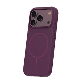   Silicon Thin Mag Apple iPhone 17 Pro / iPhone 18 Pro Magsafe TPU tok burgundi