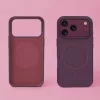 Silicon Thin Mag Apple iPhone 17 Pro / iPhone 18 Pro Magsafe TPU tok burgundi