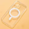 Anti - Shock MagSafe Apple iPhone 17 Pro Max / 18 Pro Max ütésálló, átlátszó szilikon tok
