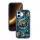 Golden Autumn Apple iPhone 17 mintás MagSafe TPU / PC tok kék
