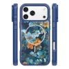 Golden Autumn Apple iPhone 17 Pro / iPhone 18 Pro mintás MagSafe TPU / PC tok kék