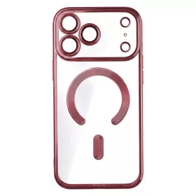   Color Chrome Mag - Apple iPhone 17 Pro / 18 Pro kameravédős, MagSafe tok burgundi