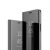 Clear View Samsung S10 Lite / A91 fekete oldalra nyíló tükrös tok