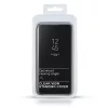 Clear View Samsung S10 Lite / A91 fekete oldalra nyíló tükrös tok