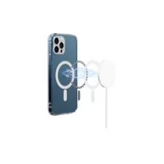   Magsafe Apple iPhone X / XS átlátszó szilikon tok (vezetéknélküli töltéshez)