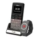 Maxcom MM715BB kártyafüggetlen idősgondozó mobiltelefon SOS karpereccel, extra nagy gombokkal (magyar nyelvű menüvel)