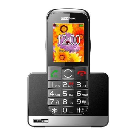 Maxcom MM720BB kártyafüggetlen mobiltelefon, extra nagy gombokkal, vészhívóval (magyar nyelvű menüvel)