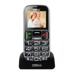   Maxcom MM462BB mobiltelefon, kártyafüggetlen, extra nagy gombokkal, vészhívóval (magyar nyelvű menüvel)