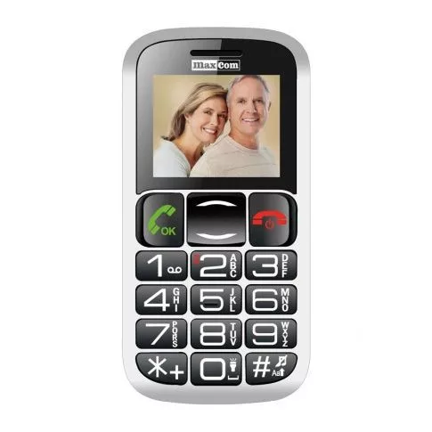 Maxcom MM462BB mobiltelefon, kártyafüggetlen, extra nagy gombokkal, vészhívóval (magyar nyelvű menüvel)