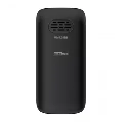   Maxcom MM428 mobiltelefon, dual sim-es kártyafüggetlen, extra nagy gombokkal, S.O.S gombbal fekete (magyar nyelvű menüvel)