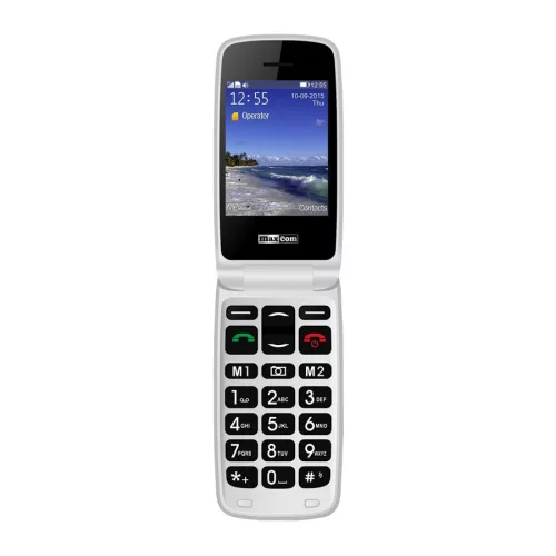 Maxcom MM823 mobiltelefon kártyafüggetlen, vészhívóval piros (magyar nyelvű menüvel)