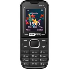   Maxcom MM134 mobile phone, dual sim, unlocked, bluetooth, fm radio, black