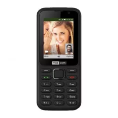   Maxcom MK241 mobiltelefon, kártyafüggetlen, bluetooth-os, fm rádiós fekete KaiOS operációs rendszerrel (magyar nyelvű menüvel)