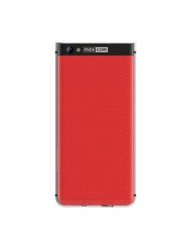 Maxcom MM760 dual sim-es kártyafüggetlen mobiltelefon bluetooth-os, fm rádiós piros (magyar nyelvű menüvel)