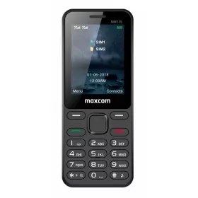   Maxcom MM139 mobiltelefon, dual sim-es kártyafüggetlen, bluetooth-os, fm rádiós fekete (magyar nyelvű menüvel)