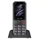 Maxcom MM730BB mobiltelefon, dual sim-es kártyafüggetlen, S.O.S gombbal Type-C csatlakozóval fekete (magyar nyelvű menüvel)