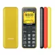 Maxcom MM111 kártyafüggetlen, bluetooth-os, fm rádiós mini mobiltelefon sárga / piros / fekete hátlappal (magyar nyelvű menüvel)