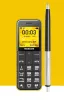 Maxcom MM111 kártyafüggetlen, bluetooth-os, fm rádiós mini mobiltelefon sárga / piros / fekete hátlappal (magyar nyelvű menüvel)