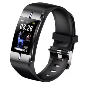   Maxcom Fit FW34 ezüst IP68 vízálló okoskarkötő pulzus és vérnyomás mérővel