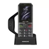 Maxcom MM735BB kártyafüggetlen idősgondozó mobiltelefon SOS karpereccel, extra nagy gombokkal (magyar nyelvű menüvel)