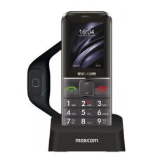   Maxcom MM735BB kártyafüggetlen idősgondozó mobiltelefon SOS karpereccel, extra nagy gombokkal (magyar nyelvű menüvel)