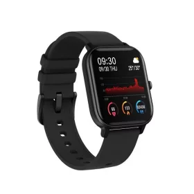   Maxcom Fit FW35 Aurum fekete IP67 vízálló okosóra pulzus és vérnyomásmérővel