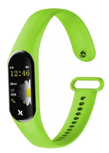 Maxcom Fit FW20 zöld IP67 vízálló okoskarkötő pulzus és vérnyomás mérővel