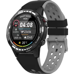   Maxcom Fit FW47 Argon Lite fekete IP68 vízálló okosóra pulzus és vérnyomásmérővel
