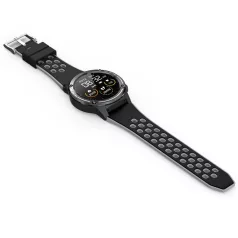   Maxcom Fit FW47 Argon Lite fekete IP68 vízálló okosóra pulzus és vérnyomásmérővel