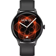   Maxcom Fit FW48 Vanad fekete IP67 vízálló okosóra pulzus és vérnyomásmérővel