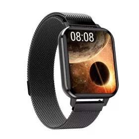   Maxcom Fit FW45 Aurum 2 fekete IP67 vízálló okosóra pulzus és vérnyomásmérővel