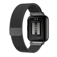   Maxcom Fit FW45 Aurum 2 fekete IP67 vízálló okosóra pulzus és vérnyomásmérővel