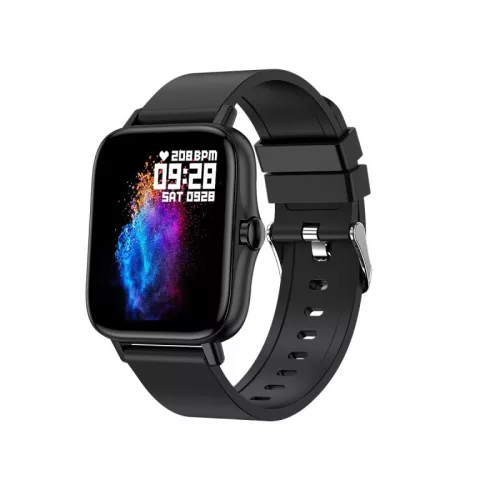 Maxcom Fit FW55 Aurum Pro fekete vízálló okosóra magyar menüvel, pulzus és vérnyomásmérővel