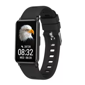   Maxcom FW53 Nitro GPS fekete IP68 vízálló okosóra  magyar menüvel, pulzus és vérnyomásmérővel