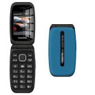 Maxcom MM828 4G Dual sim-es mobiltelefon kártyafüggetlen, vészhívóval, nagy gombokkal, kék (magyar nyelvű menüvel)
