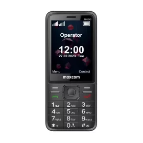   Maxcom MM245 4G fémházas mobiltelefon, dual sim-es kártyafüggetlen, fekete (magyar nyelvű menüvel)