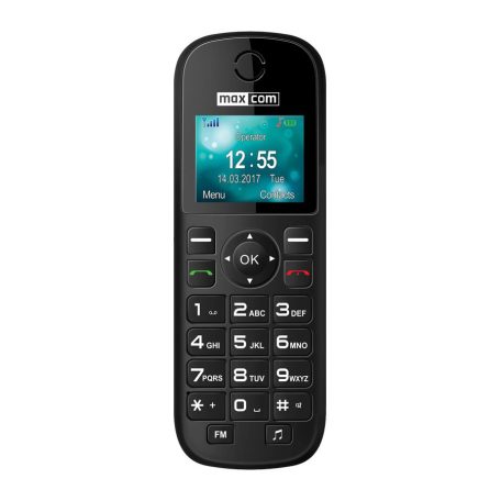Maxcom MM35D SE mobiltelefon asztali töltővel, kártyafüggetlen, Type-C csatlakozóval (magyar nyelvű menüvel)