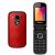 Maxcom MM815 kártyafüggetlen mobiltelefon nagy gombokkal, vészhívóval, piros (magyar nyelvű menüvel)