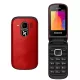 Maxcom MM815 kártyafüggetlen mobiltelefon nagy gombokkal, vészhívóval, piros (magyar nyelvű menüvel)