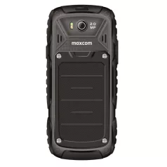   Maxcom MM920L mobiltelefon, kártyafüggetlen-, ütés-, por-, víz (IP67)- és sár ellen fekete (magyar nyelvű menüvel)