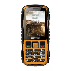   Maxcom MM920L mobiltelefon, kártyafüggetlen-, ütés-, por-, víz (IP67)- és sár ellen sárga (magyar nyelvű menüvel)
