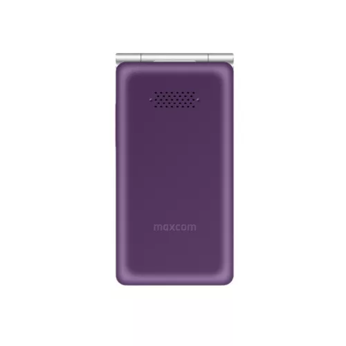 Maxcom MM835 4G kártyafüggetlen mobiltelefon, Dual Sim, extra nagy gombokkal, vészhívóval lila (magyar nyelvű menüvel)