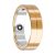 Maxcom mRing MR100 IP68 vízálló okosgyűrű arany 8(57mm)