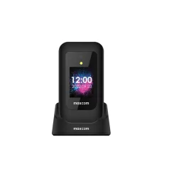   Maxcom MM827 4G kártyafüggetlen mobiltelefon, Dual Sim, extra nagy gombokkal, vészhívóval fekete (magyar nyelvű menüvel)