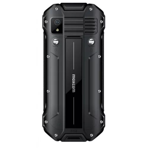 Maxcom MM918L 4G Dual-SIM mobiltelefon, kártyafüggetlen-, ütés-, por-, víz (IP68)- és sár ellen fekete (magyar nyelvű menüvel)